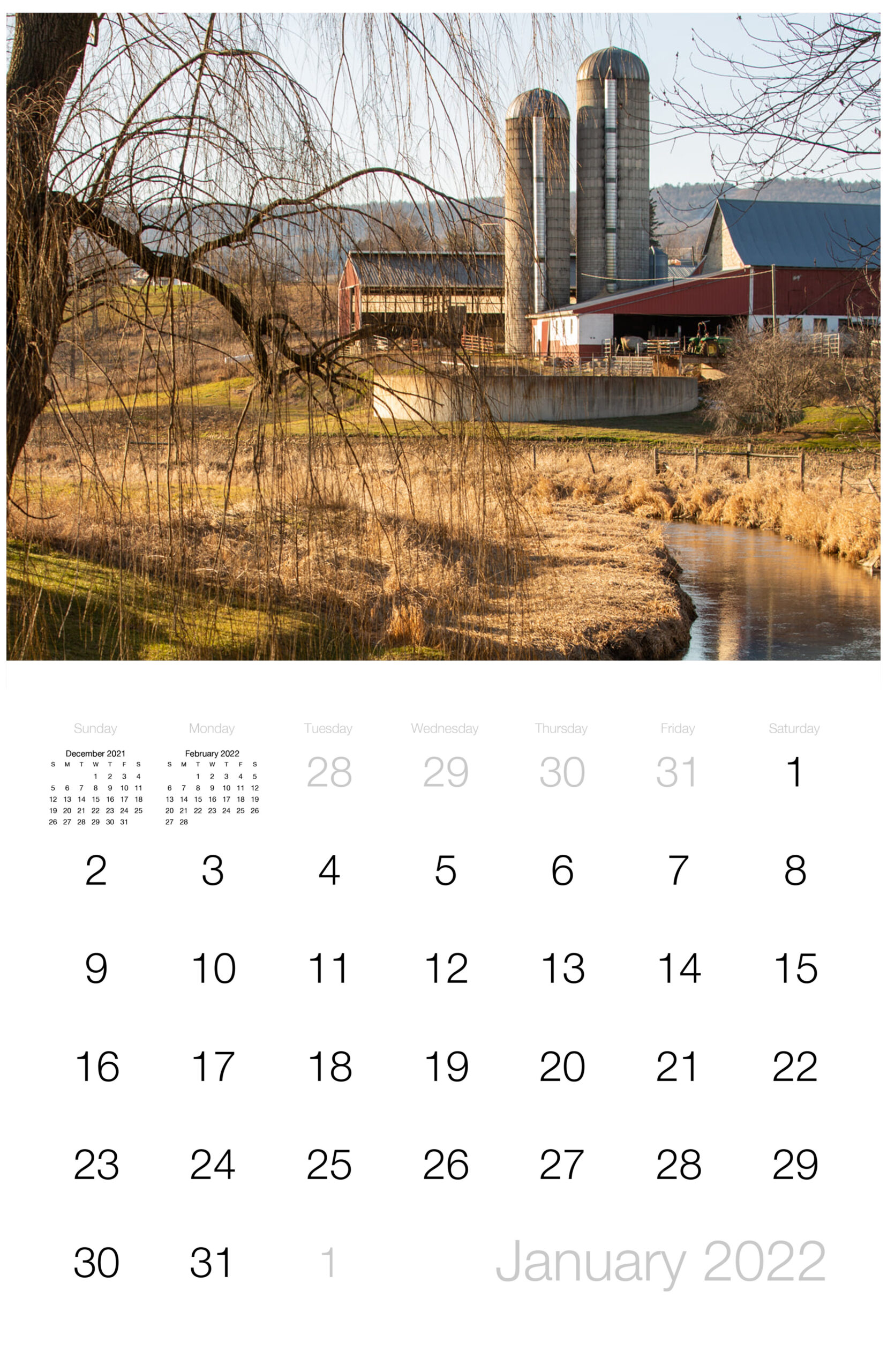 2022 Visit Big Valley Calendar